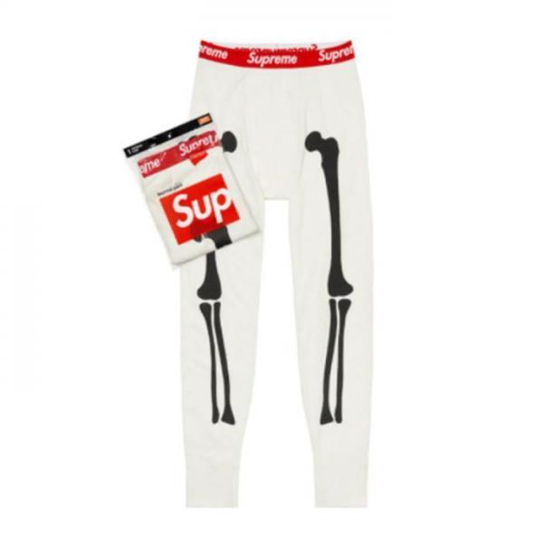 Supreme x Hanes / シュプリーム x ヘインズ ボーンサーマルパンツ 1枚入り fw21a27